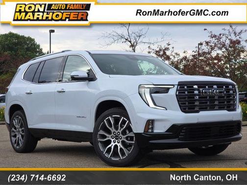 Glacier White Tricoat 2026 GMC Acadia Denali
