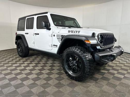 Bright White Clearcoat 2024 Jeep Wrangler Willys