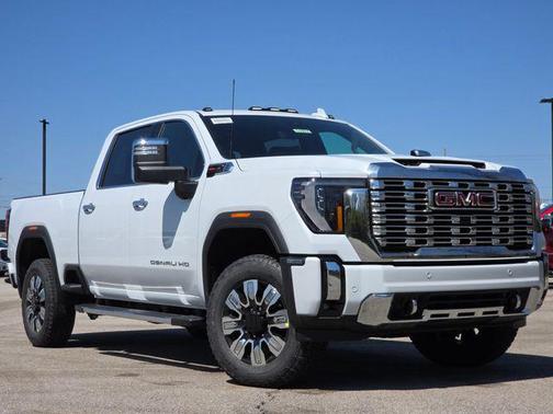 Glacier White Tricoat 2026 GMC Sierra 2500 Denali
