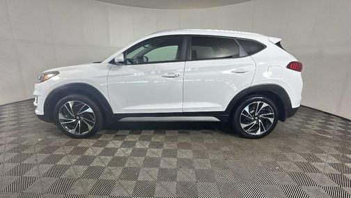 Dazzling White 2019 Hyundai TUCSON Sport