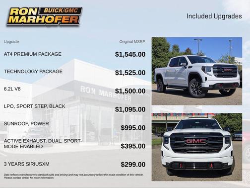Summit White 2026 GMC Sierra 1500 AT4