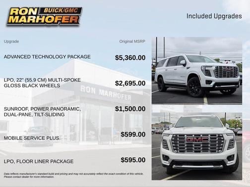Summit White 2026 GMC Yukon XL Denali