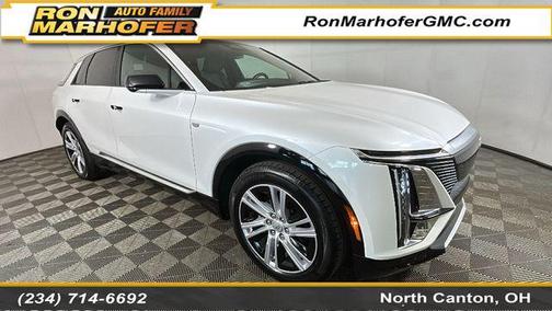 Crystal White Tricoat 2024 Cadillac LYRIQ Tech
