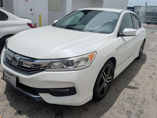 White Orchid Pearl 2017 Honda Accord Sport SE