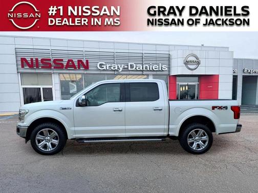 White Platinum Clearcoat Metallic 2019 Ford F-150 Lariat