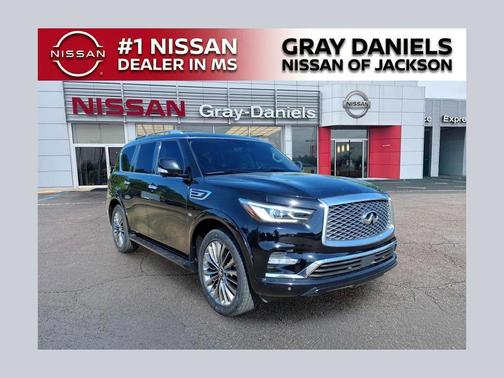 Black Obsidian 2019 INFINITI QX80 Luxe