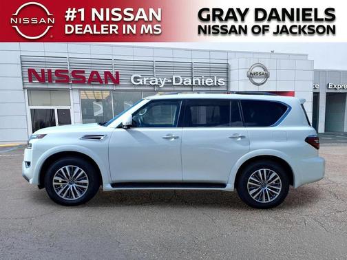 Aspen White 2023 Nissan Armada SL