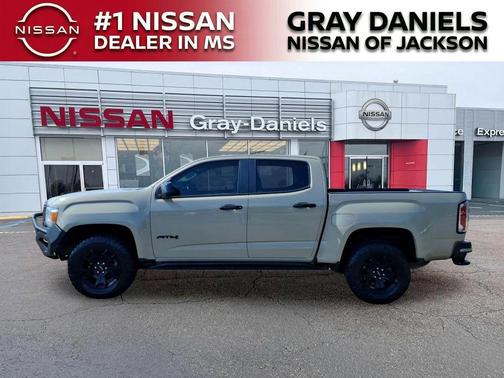 Desert Sand Metallic 2021 GMC Canyon AT4 w/Leather