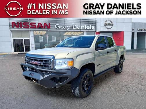 Desert Sand Metallic 2021 GMC Canyon AT4 w/Leather