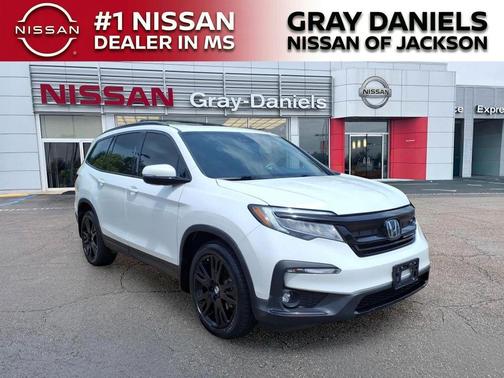 Platinum White Pearl 2021 Honda Pilot Black Edition