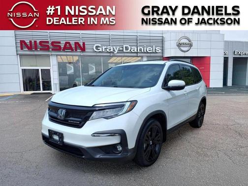 Platinum White Pearl 2021 Honda Pilot Black Edition