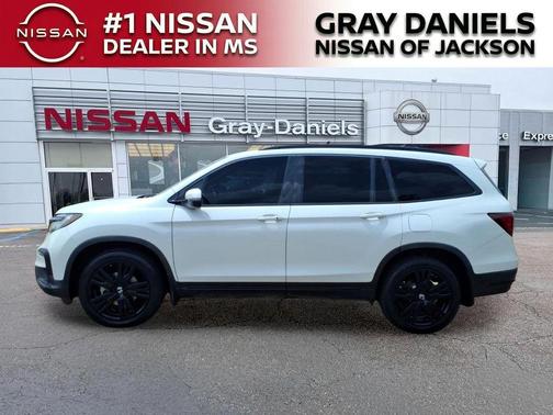 Platinum White Pearl 2021 Honda Pilot Black Edition