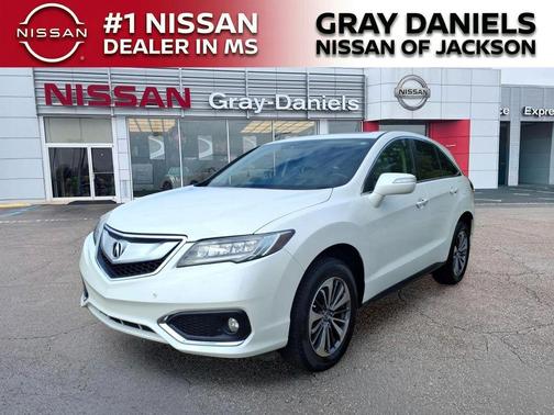 White Diamond Pearl 2018 Acura RDX Advance Package