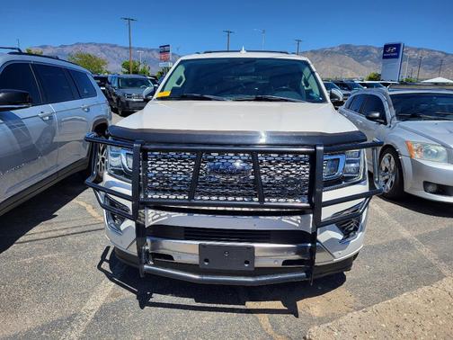 White Platinum Tri-Coat 2019 Ford Expedition Max Platinum