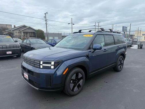Atlantic Blue 2026 Hyundai SANTA FE HEV SEL