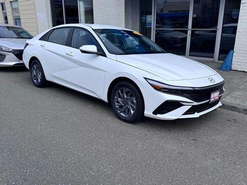 White 2026 Hyundai ELANTRA HEV Blue