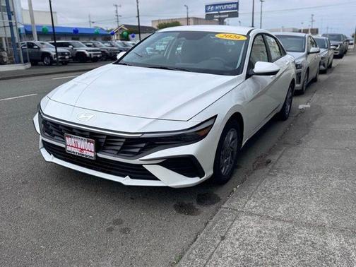 White 2026 Hyundai ELANTRA HEV Blue