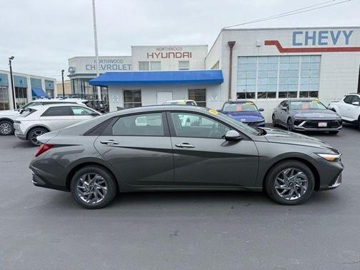 Amazon Gray 2026 Hyundai ELANTRA HEV Blue