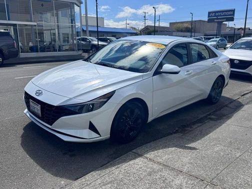 Quartz White 2021 Hyundai ELANTRA SEL