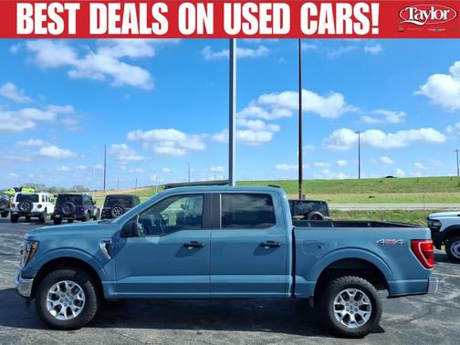 Blue 2023 Ford F-150 XLT