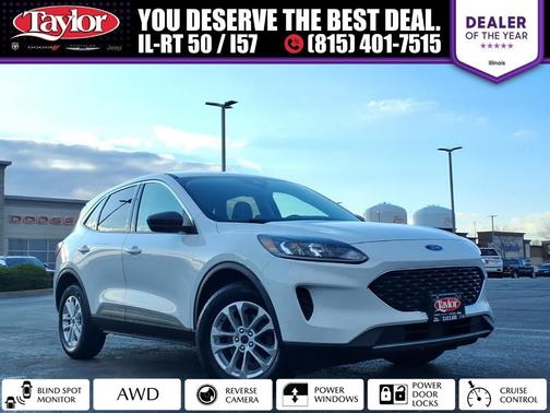 Oxford White 2022 Ford Escape SE