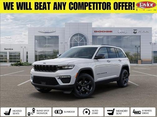 Bright White Clearcoat 2025 Jeep Grand Cherokee Limited