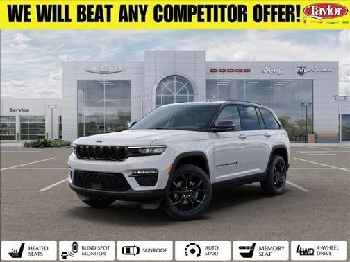 Bright White Clearcoat 2025 Jeep Grand Cherokee Limited