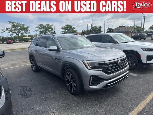 Silver Bird Metallic 2024 Volkswagen Atlas 2.0T SEL Premium R-Line