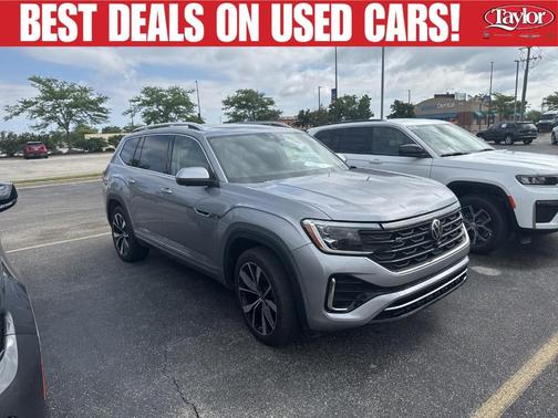 Silver Bird Metallic 2024 Volkswagen Atlas 2.0T SEL Premium R-Line