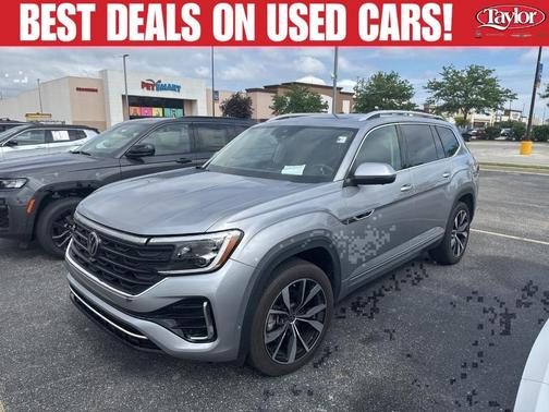 Silver Bird Metallic 2024 Volkswagen Atlas 2.0T SEL Premium R-Line