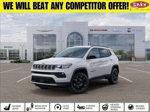 Bright White Clearcoat 2026 Jeep Compass Latitude