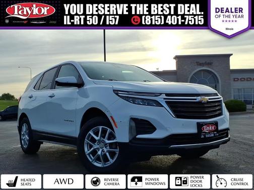 Summit White 2023 Chevrolet Equinox 2LT