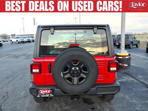 Firecracker Red Clearcoat 2025 Jeep Wrangler Sport