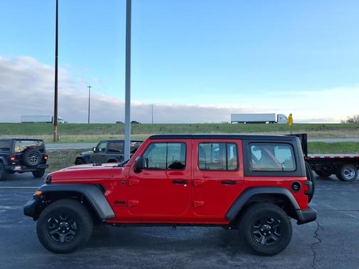 Firecracker Red Clearcoat 2025 Jeep Wrangler Sport