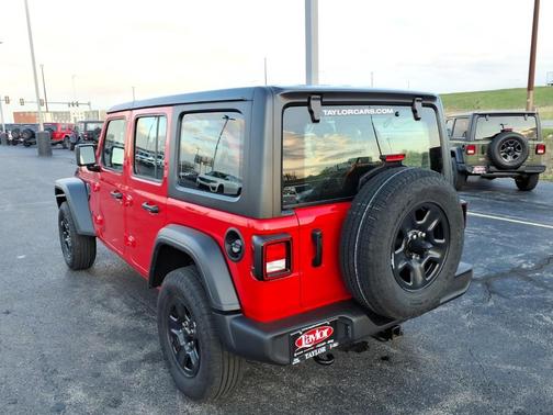 Firecracker Red Clearcoat 2025 Jeep Wrangler Sport