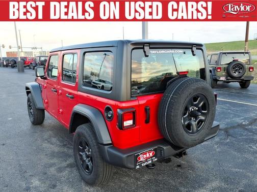 Firecracker Red Clearcoat 2025 Jeep Wrangler Sport