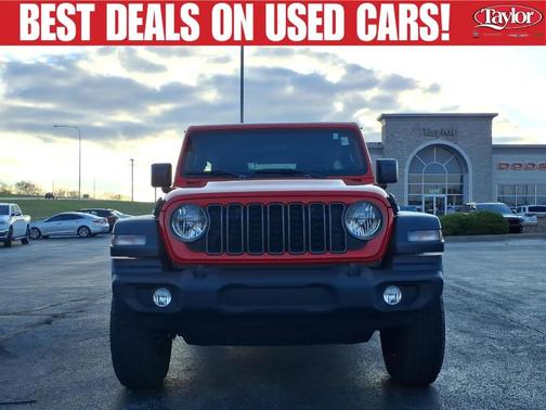 Firecracker Red Clearcoat 2025 Jeep Wrangler Sport