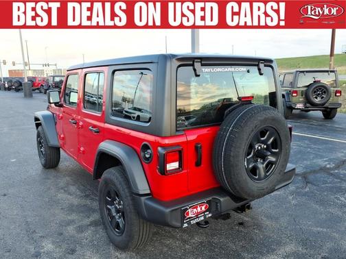 Firecracker Red Clearcoat 2025 Jeep Wrangler Sport