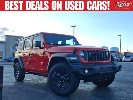 Firecracker Red Clearcoat 2025 Jeep Wrangler Sport