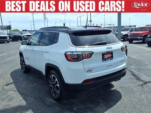 Bright White Clearcoat 2022 Jeep Compass Limited