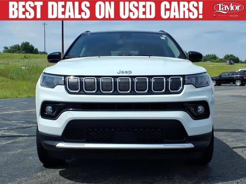 Bright White Clearcoat 2022 Jeep Compass Limited