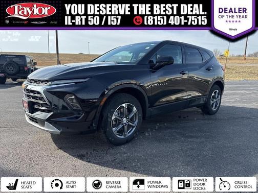 Black 2025 Chevrolet Blazer LT