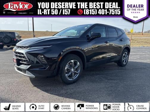 Black 2025 Chevrolet Blazer LT