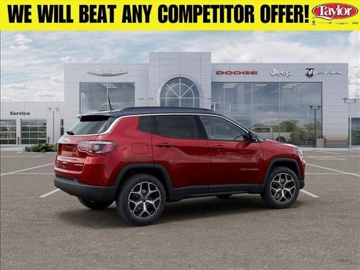 Red 2026 Jeep Compass Limited