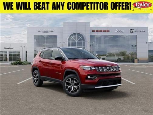 Red 2026 Jeep Compass Limited