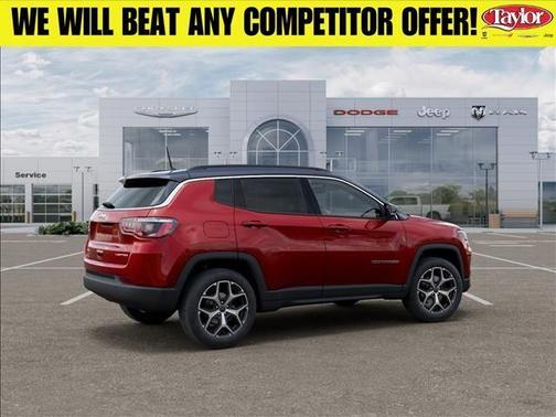 Red 2026 Jeep Compass Limited