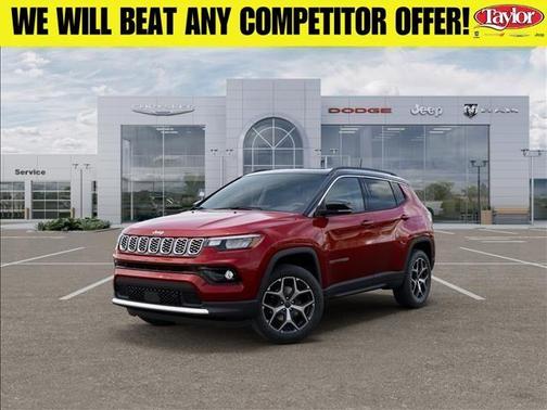 Red 2026 Jeep Compass Limited