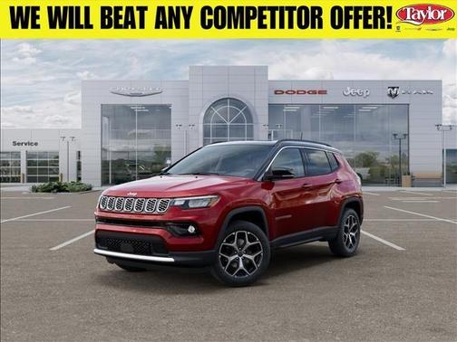 Red 2026 Jeep Compass Limited