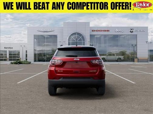 Red 2026 Jeep Compass Limited