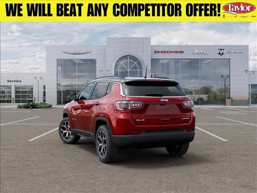 Red 2026 Jeep Compass Limited